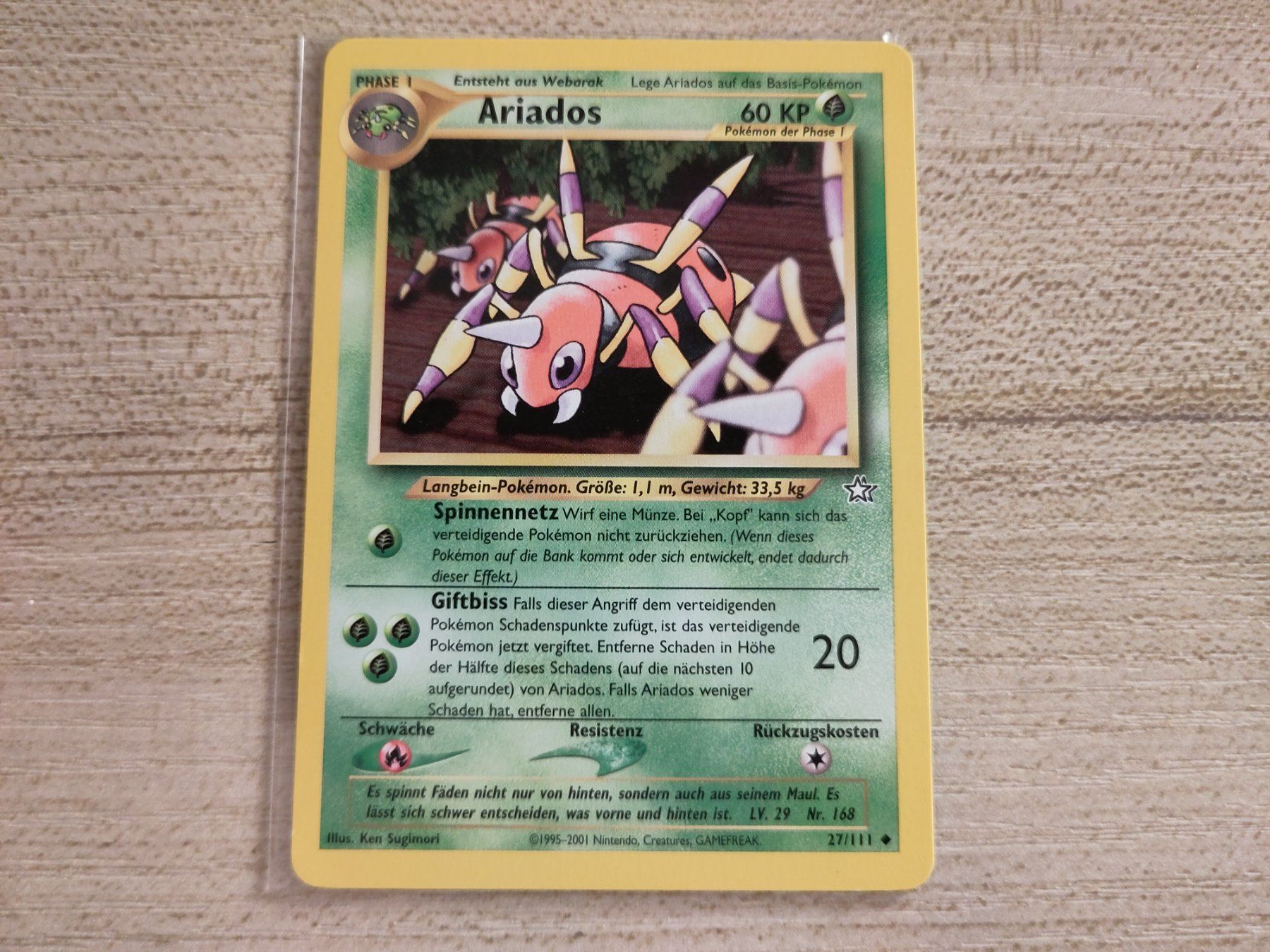 Pokémon Carte collezionabili: Neo Genesis Ariados 27/111 - DE – Usato da Bern venduto da gil_rkx8