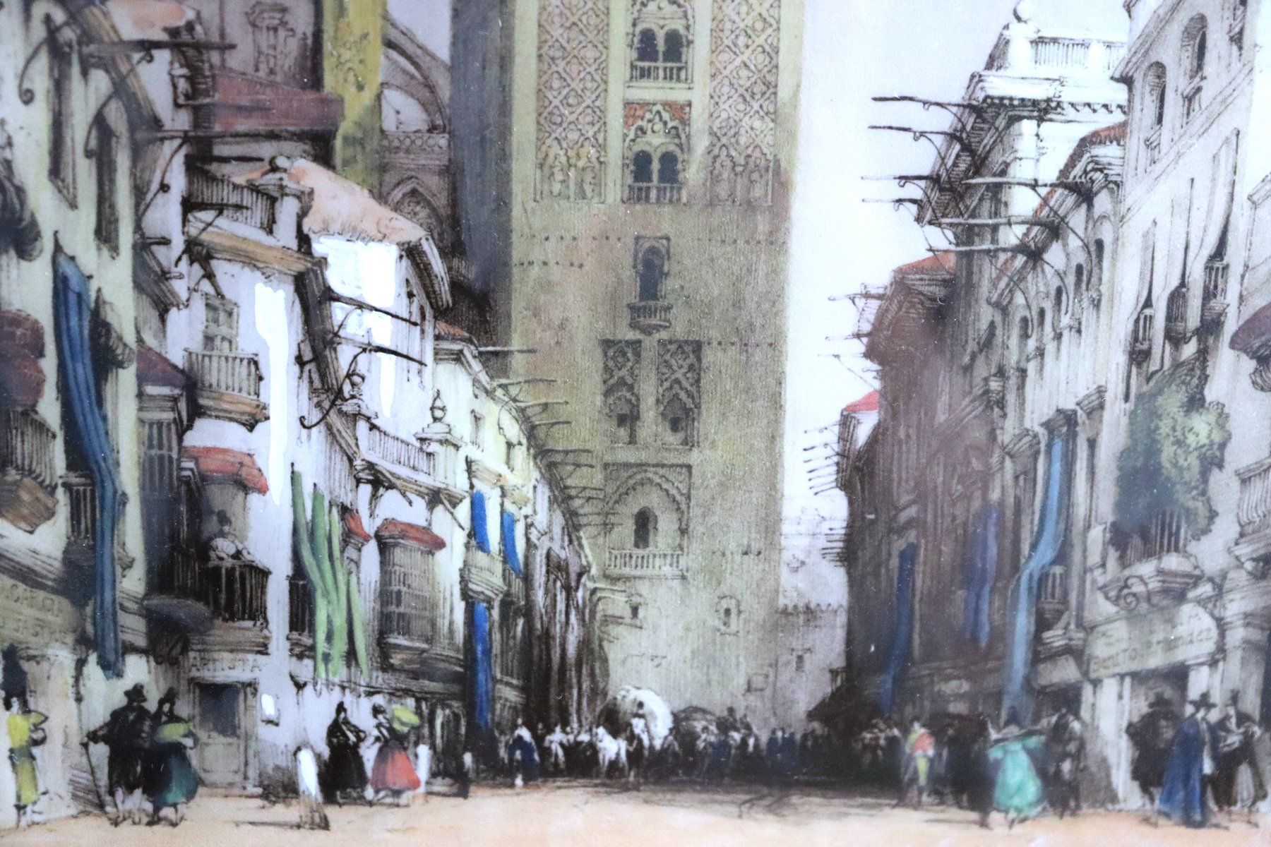 Grafica & Litografie: David Roberts 1796-1864, kolorierte Lithographie. – Usato da Zug venduto da Kunst-Fundgrube 2