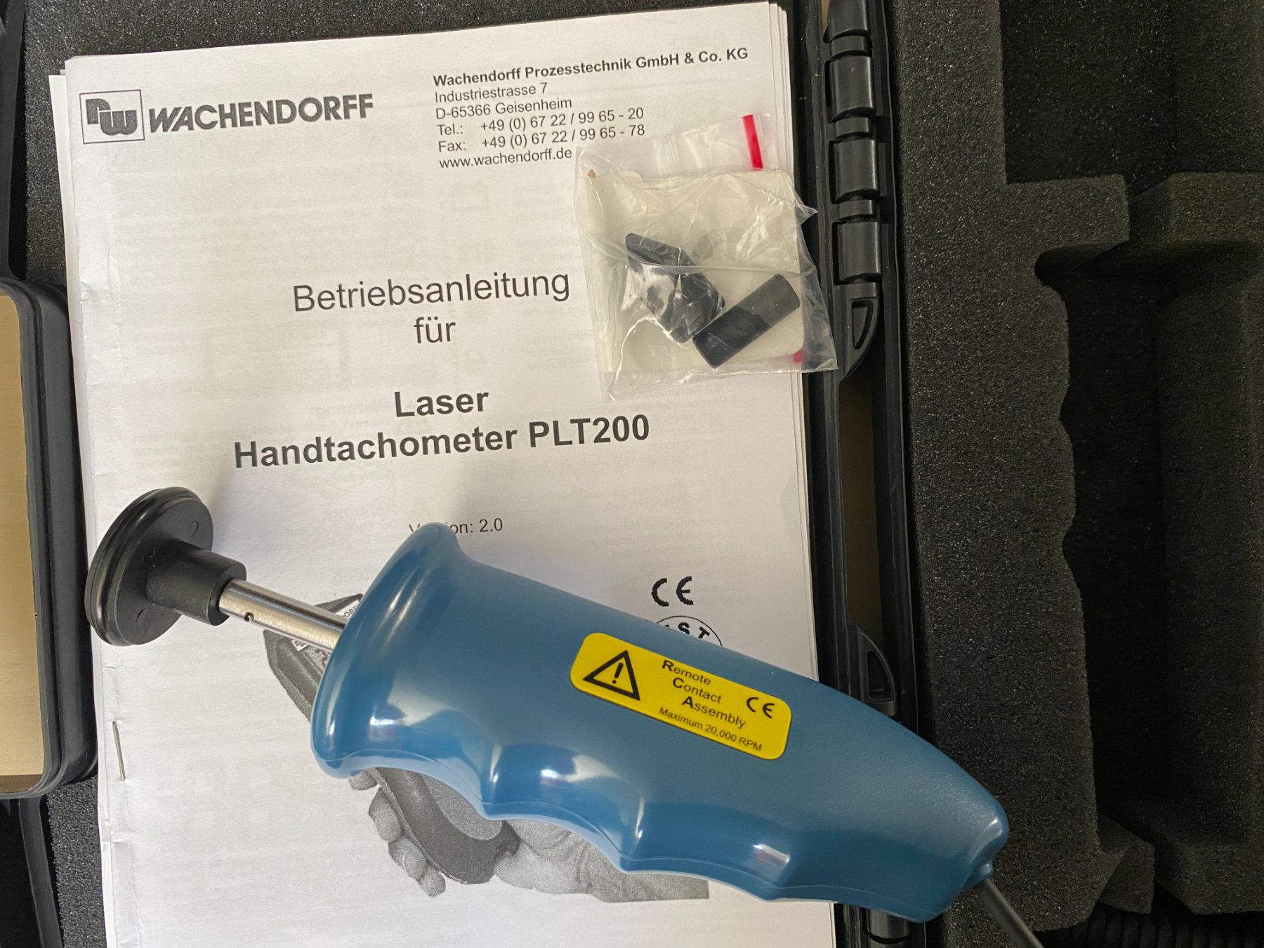 Misurare: Laser Handtachometer von Wachendorff – Usato da Rheinfelden venduto da Tigerlilli 4
