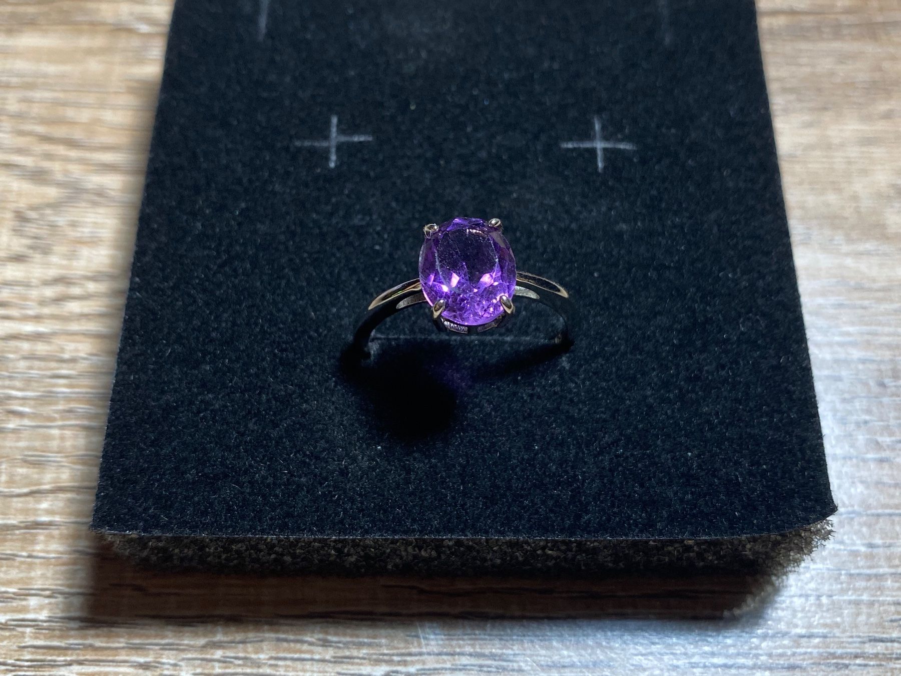 Bagues: Amethyst Ring Silber 925 vergoldet – Neuf avec emballage d'origine à Laax GR par Kiki-Kingdom2