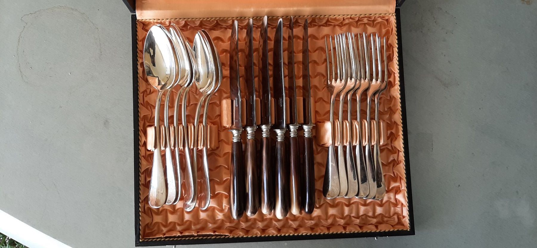 Bestecksets: Geschenk Besteck-Set versilbert 90/45 Golschm.Wellner, – Gebraucht aus Meggen von ebu_t9xx