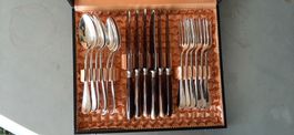 Besteck-Set versilbert 90/45 Golschm.Wellner, Geschenk