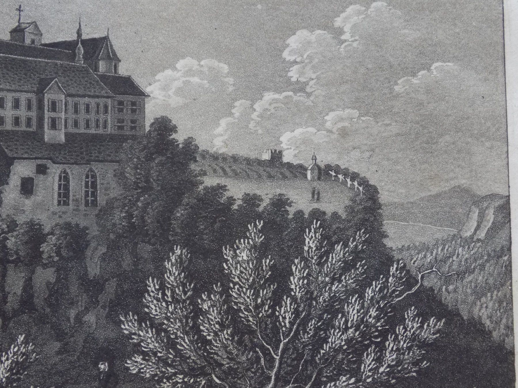 Gravures: Mariastein Kloster von Süd-Osten – D'occasion à Risch par Rischli15 5