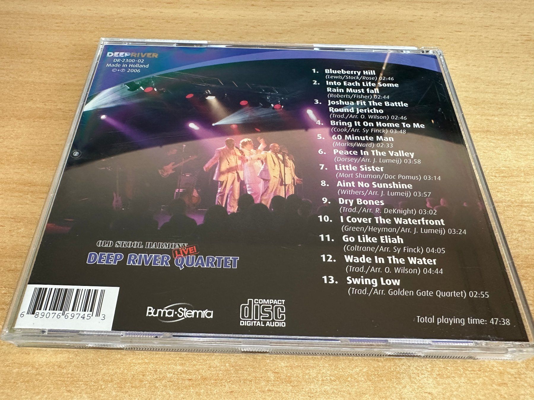 CDs: D4 Deep River Quartet – Old Skool Harmony / Live - Signiert – Gebraucht aus Rikon im Tösstal von Alpenmutz 1