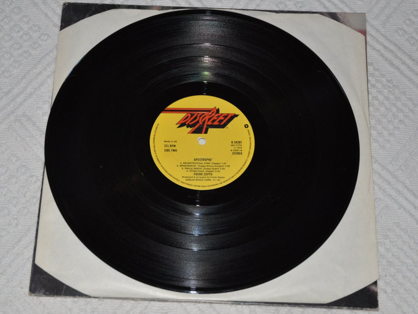 Dischi in vinile: LP Frank Zappa - Apostrophe (') – Usato da Boll venduto da Theodora15 4
