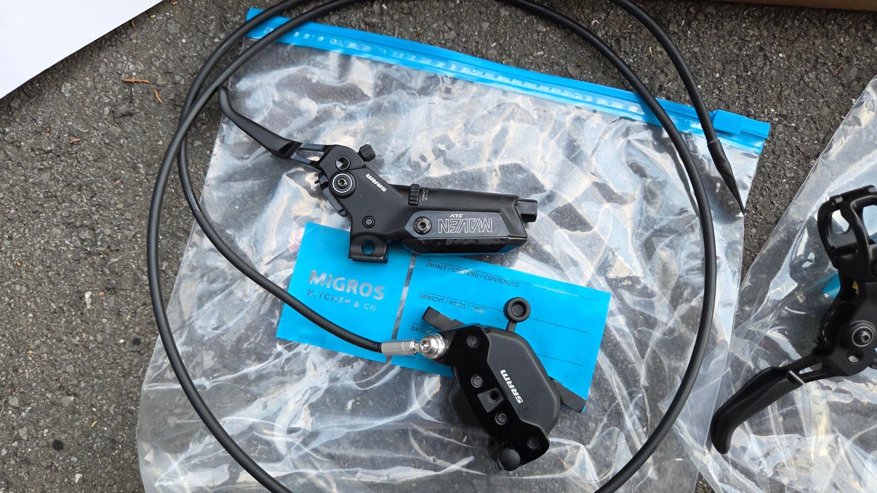 Sram Ersatzteile: Sram Maven Silver B1 Bremsen Set inkl. Bleed Kit – Gebraucht aus Zug von Mtb09 2