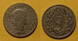 5 Rappen 1914