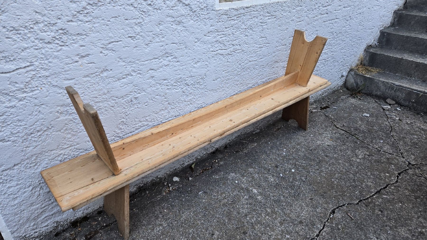 Panchine: Holzbank Rustikal Holz 2 Stk. – Usato da Uzwil venduto da BrokiFloh 2