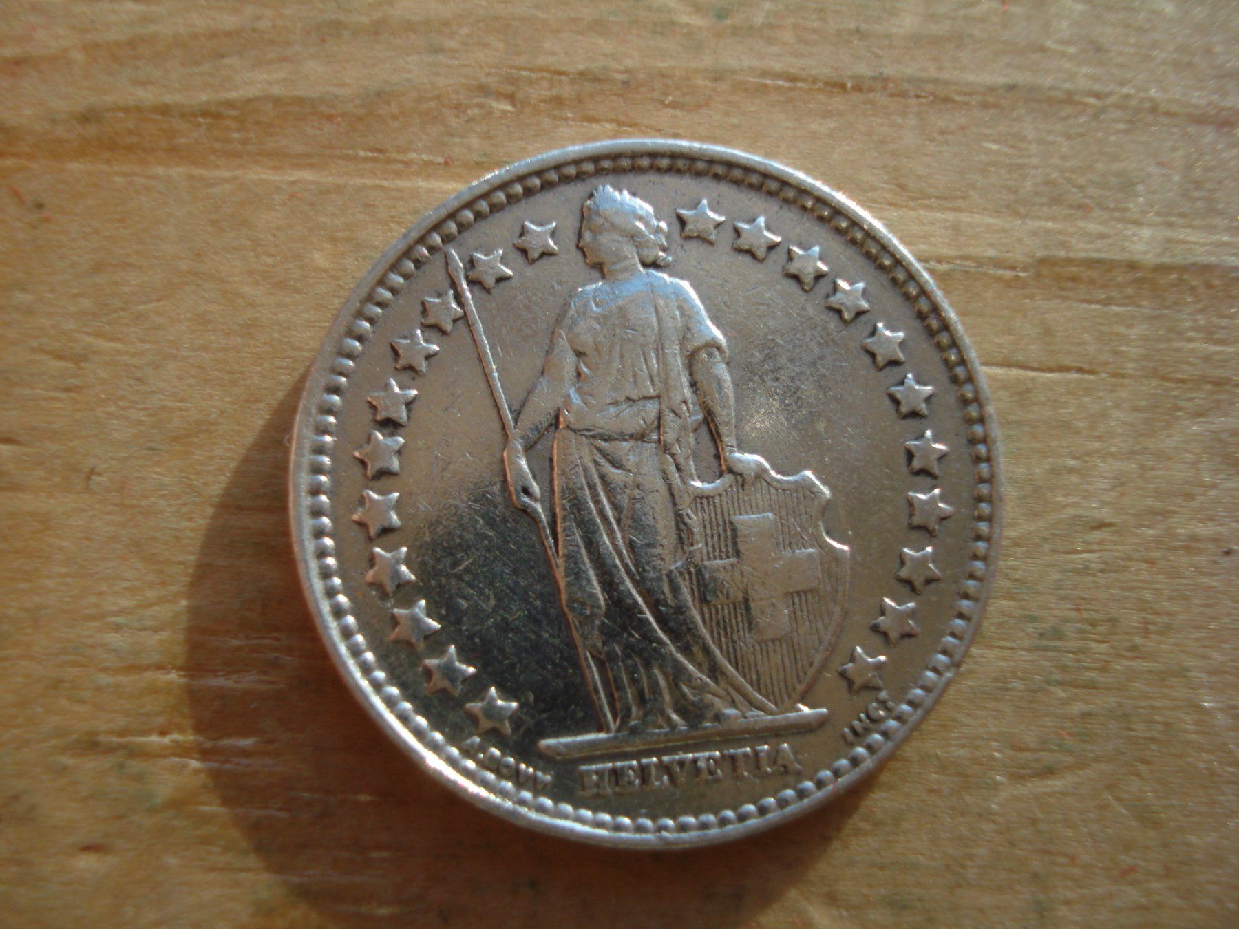 Tutti le monete: (S) 1/2 Franken 1909 VZ- – Usato da Erlach venduto da Net-Coins 1