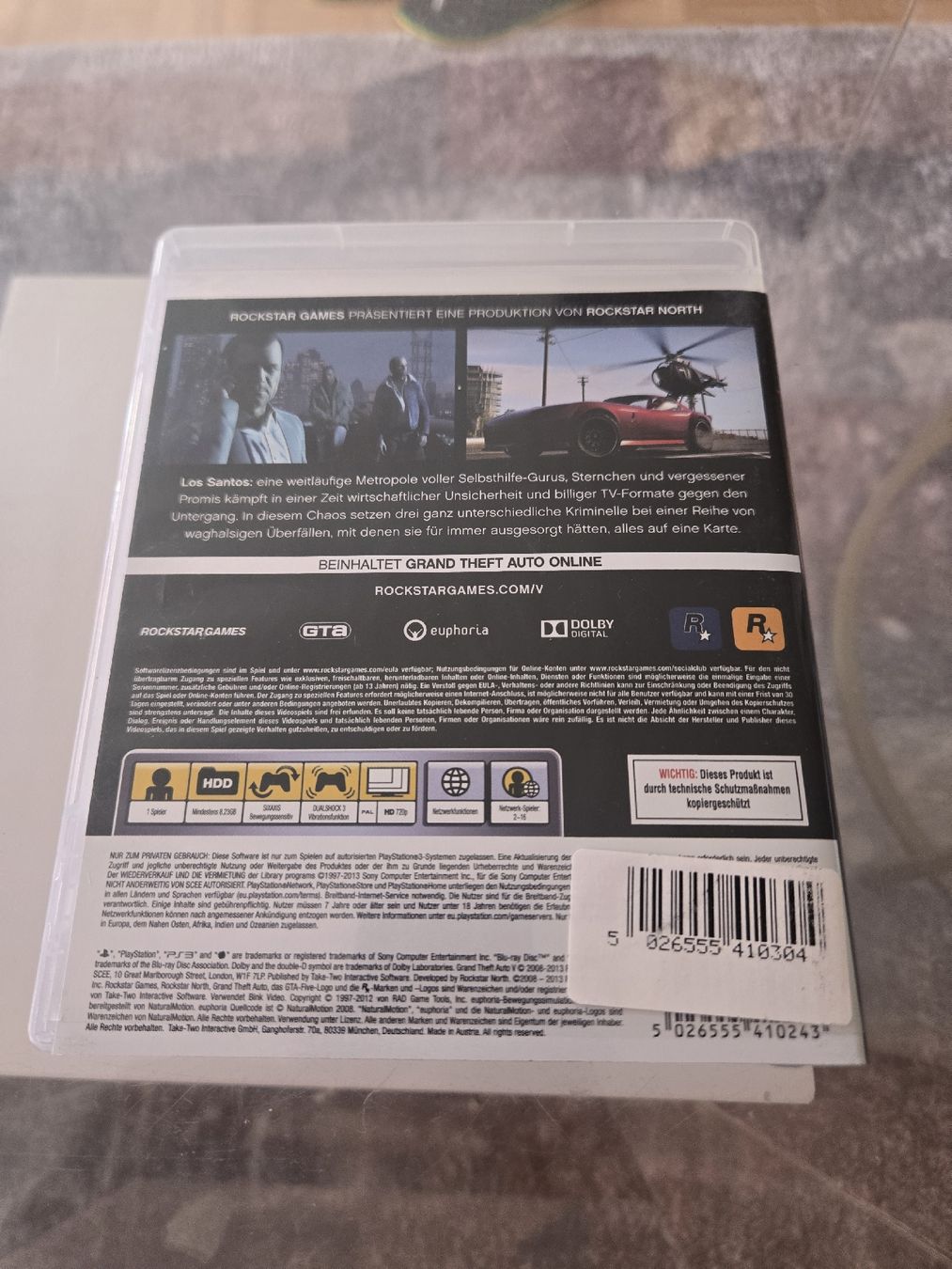 Jeux: GTA 5 PS3 – D'occasion à Bussigny par Kfdlt 1