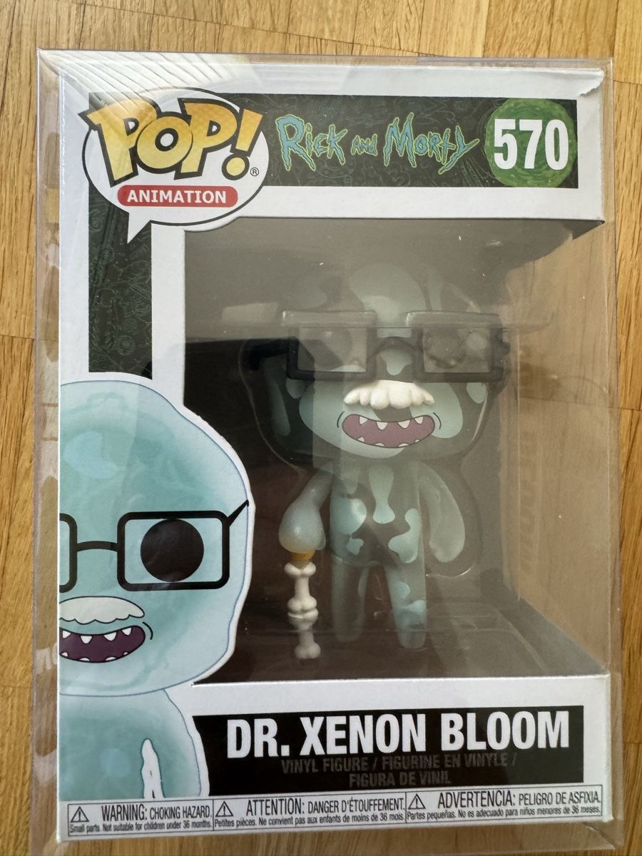 Funko Statuette: Funko pop Rick and Morty Dr. Xenon Bloom – Nuovo e nell'imballaggio originale da Viganello venduto da BlackPanda0003