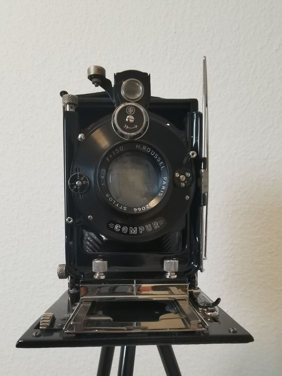Rarität: Plattenkamera Compur, ca. 1920, komplettes Set (Gebraucht) in ...