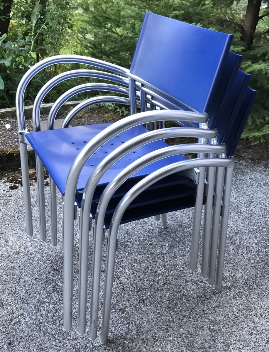 Stühle: 4 Stühle "Breeze" Design Carlo Bartoli - gebraucht – Gebraucht aus Römerswil LU von Icehead 3