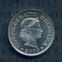 CHF___0.10 2000 stgl * nigelnagelneu! 10 Rappen