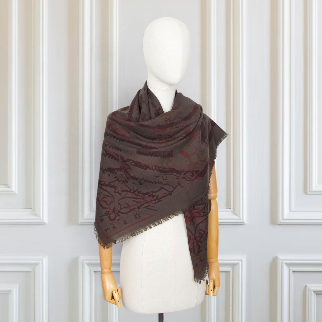 Hermès Foulards & écharpes: Hermès 140 Khaki – D'occasion à Binningen par Designerlabels 1