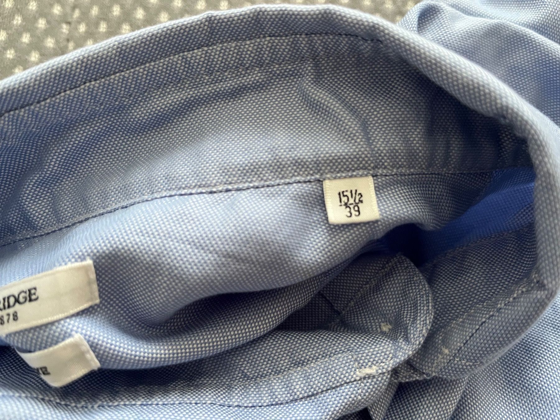 Camicie: Herren Hemd hellblau Gr. 39 – Usato da Jona venduto da Flexer02 4