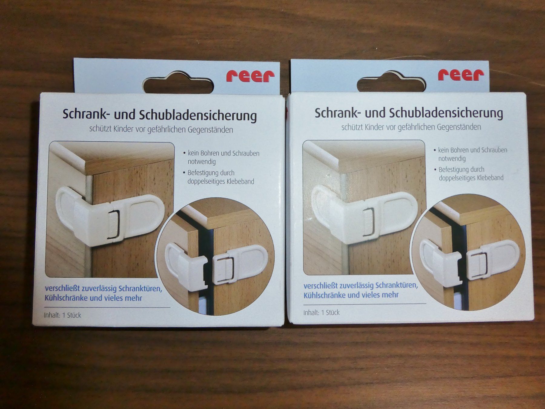 Supporti a parete: 2 Schubladesicherung – Nuovo e nell'imballaggio originale da Siebnen venduto da GluckPilz5684 1