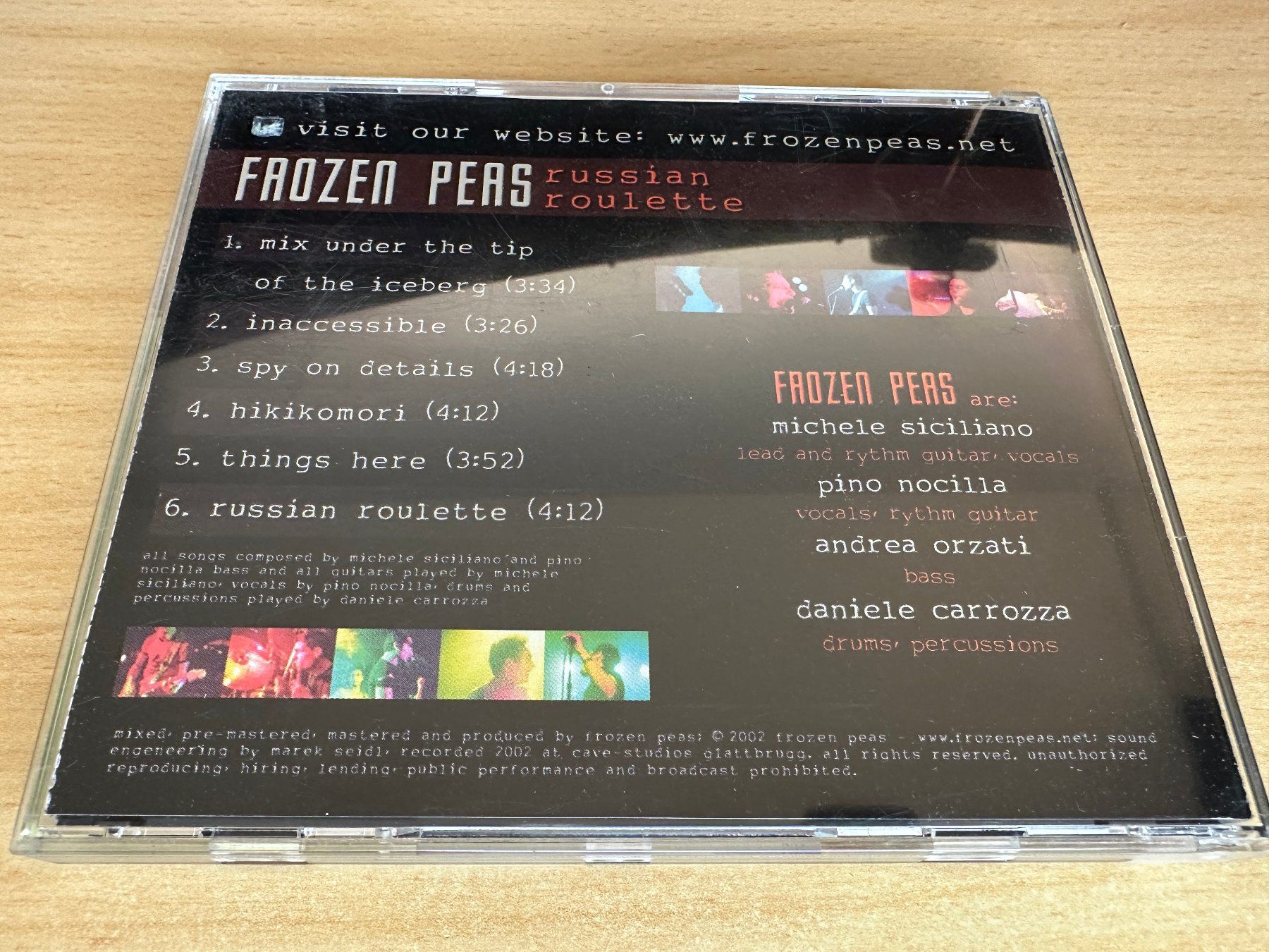 CD: Frozen Peas – Russian Roulette – Usato da Rikon im Tösstal venduto da Alpenmutz 1