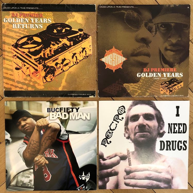 4 x Hip Hop Vinyl LP DJ Premier (2) x Necro x Buc Fifty Comprare su Ricardo