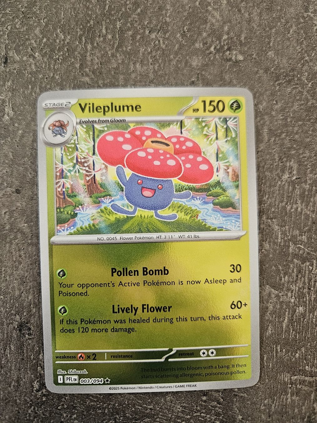 Pokémon Carte collezionabili: Vileplume PFL EN 003/094 – Nuovo (secondo la descrizione) da Aarau venduto da san_pb85
