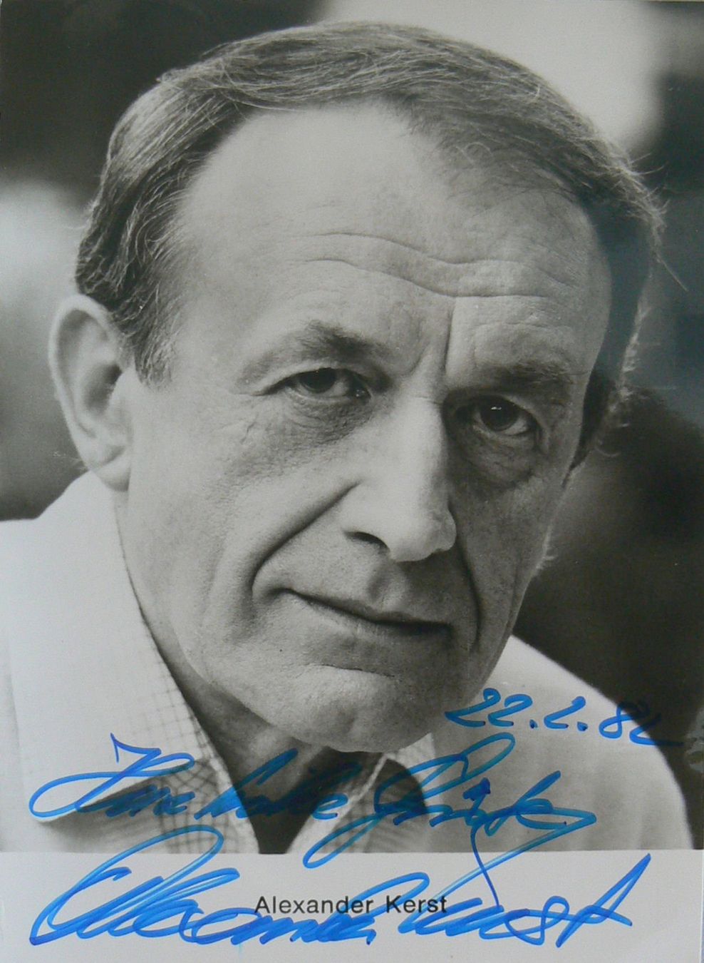 Autogramme: Alexander Kerst (1924-2010) Schauspieler - Autogramm – Gebraucht aus Dietikon von cyranos1