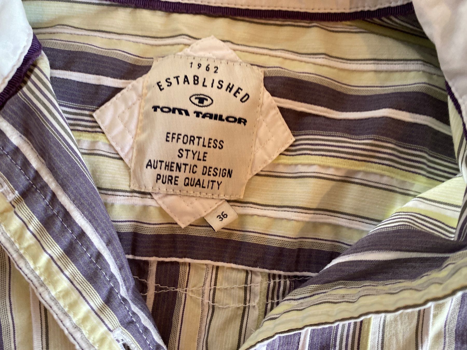 Tom Tailor Camicette: Tom Tailor Bluse gestreift Gr. M – Usato da Heiden venduto da fam_797q 1