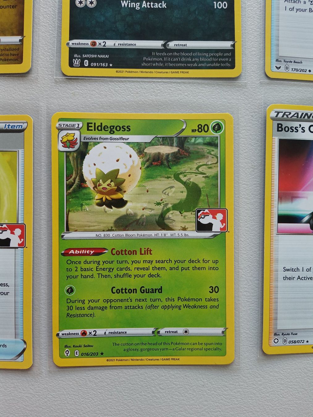Pokémon Carte collezionabili: Eldegoss - Pokemon TCG Prize Pack Stamp Stempel – Usato da Altstätten SG venduto da GGsGameshop