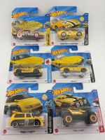 6 Hot Wheels GELB Ferrari, BMW, Mazda MX-5, Renault Mix 41