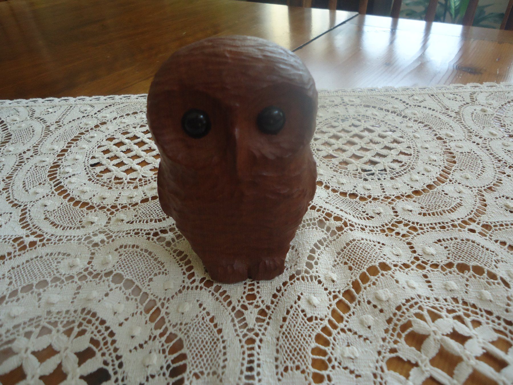 Statuette: Chouette en bois – Usato da Vessy venduto da mafabe