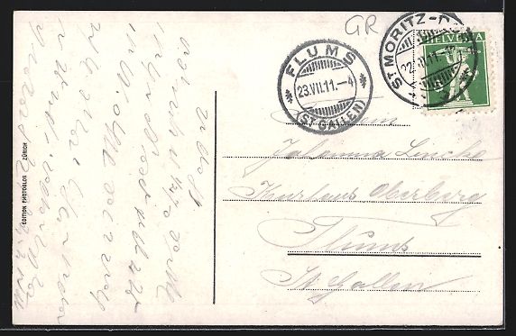 Cartes postales: AK St. Moritz-Bad, Teilansicht mit Dorf – D'occasion à Berlin par bartko-reher 1
