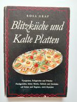 Vintage Kochbuch Blitzküche & Kalte Platten 1948 Rosa Graf