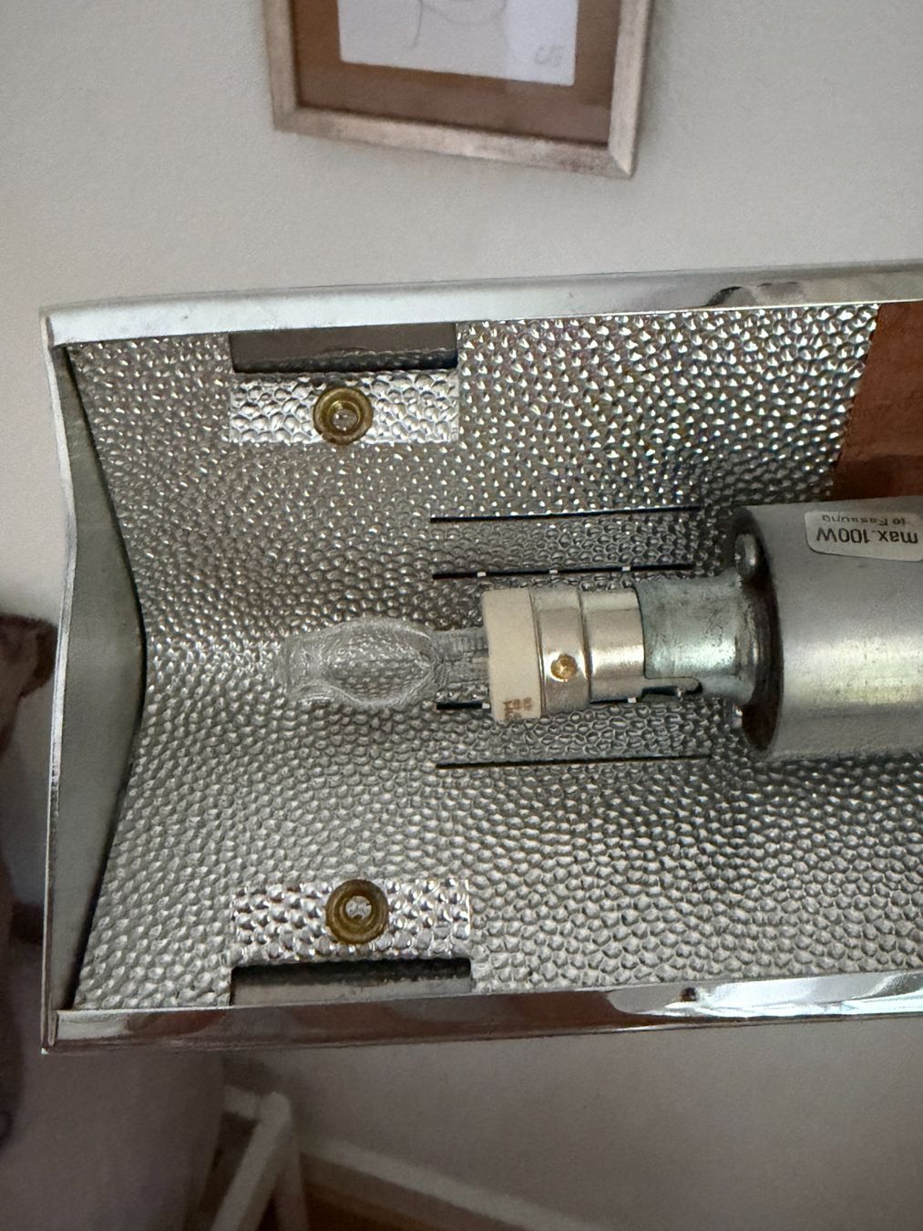 Lampade: Vintage Chromstahl Lampe – Usato da Zürich venduto da goebelclara 2