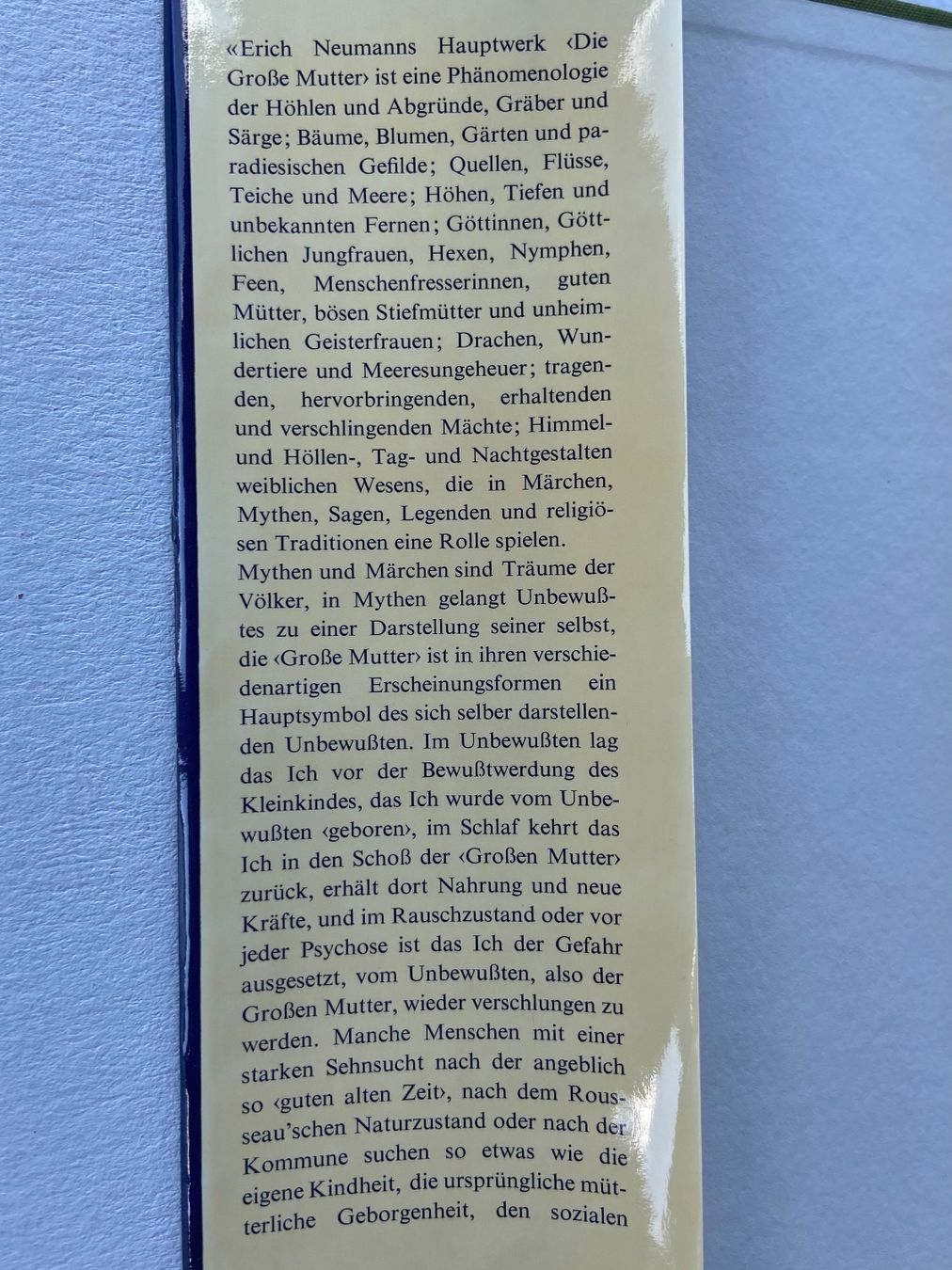 Bücher: Die Grosse Mutter, Erich Neumann – Gebraucht aus Lenzburg von Boffer1A 1