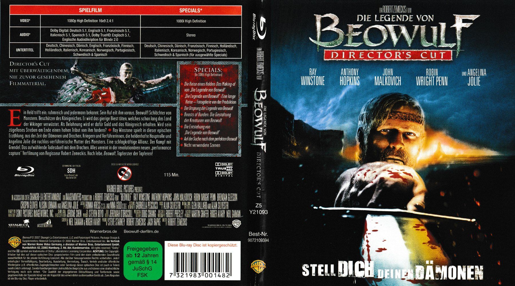 Tutti i DVDs: Blu-Ray - Die Legende von Beowulf – Usato da Langnau am Albis venduto da MediaRescuerKeLoX