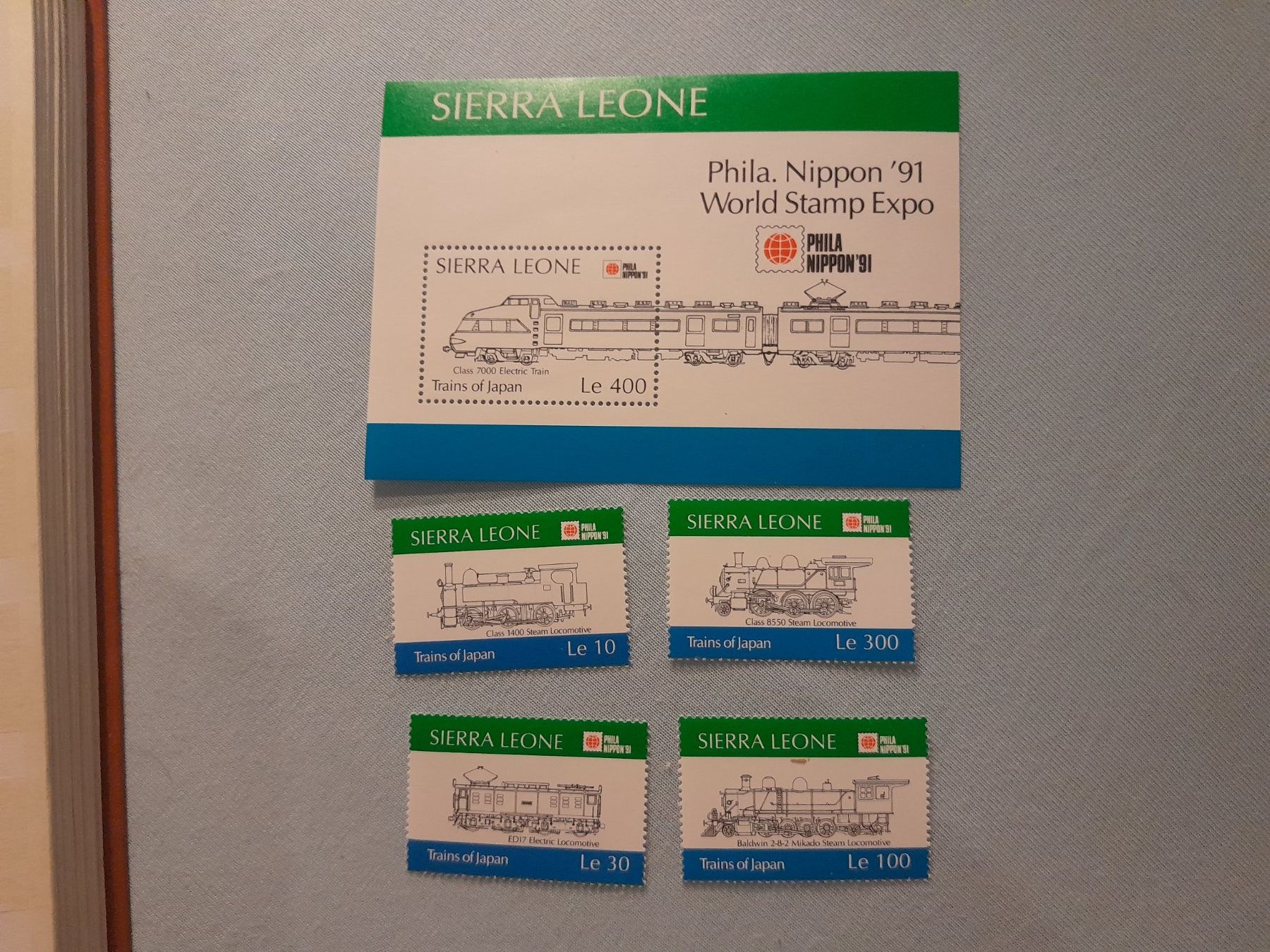 Tous les timbres: Sierra Leone Züge ** – Neuf (Voir description) à Marly par globetrotter1723