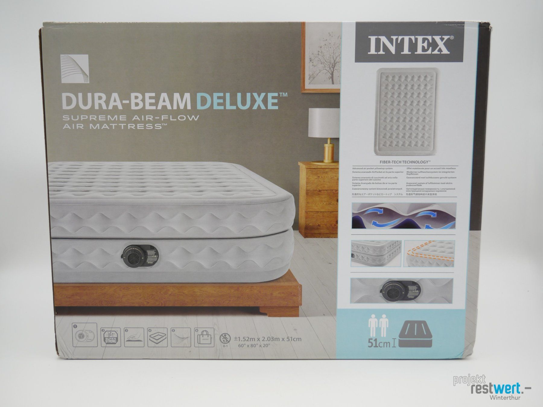 Materassi: INTEX Supreme Air-Flow Queen Doppel-Luftmatratze – Usato da Winterthur venduto da Restwert_Winterthur 5