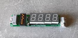 Serial 7 segments Display Board