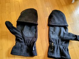 Warme Winter Fäustlinge/Handschuhe, Fleece, Schwarz, Top!