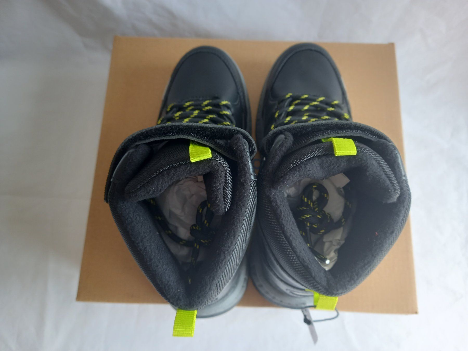 Schuhe für Jungen: Friboo Schnürschuhe Schwarz Gr.32 Neu mit Klett – Neu (gemäss Beschreibung) aus Schweizersholz von freyle1 4