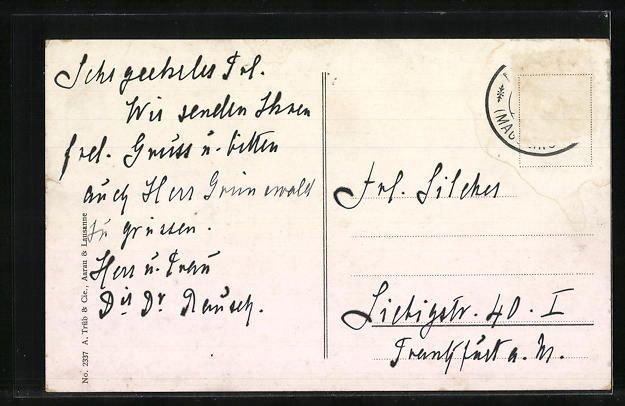 Cartoline postali: Macolin sur Bienne, Hotel Bellevue mit G – Usato da Berlin venduto da bartko-reher 1
