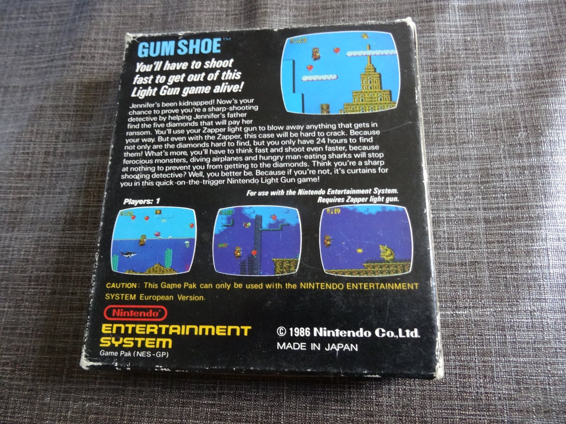 Nintendo Giochi: Gum Shoe NES OVP – Usato da Olten venduto da Disc-Ausverkauf 1