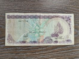Malediven 5 Rufiyaa 1983 !!!!!!!