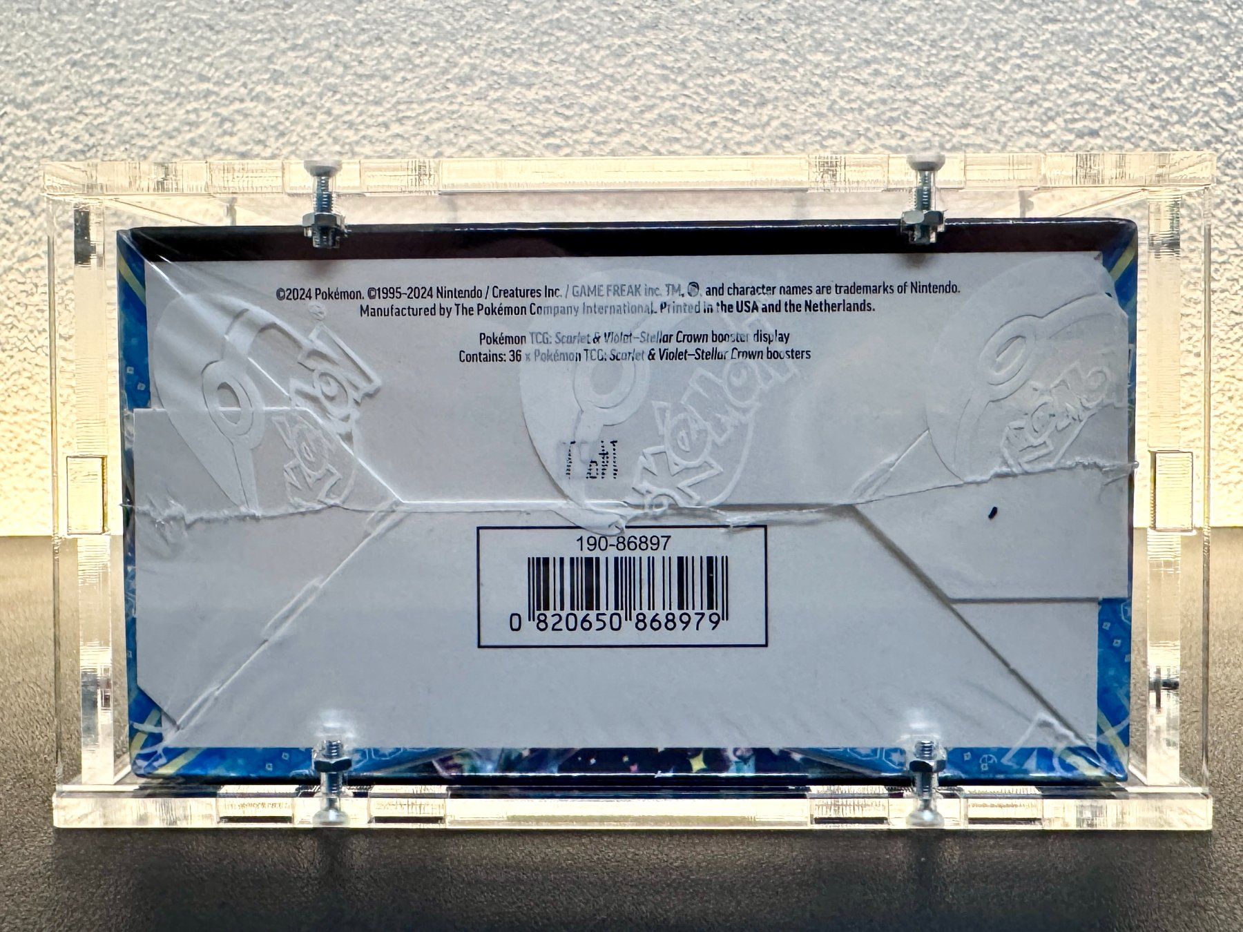 Pokémon Carte collezionabili: Pokémon Stellar Crown Display EN OVP + Acrylbox – Nuovo e nell'imballaggio originale da Schlatt TG venduto da catch_up 7