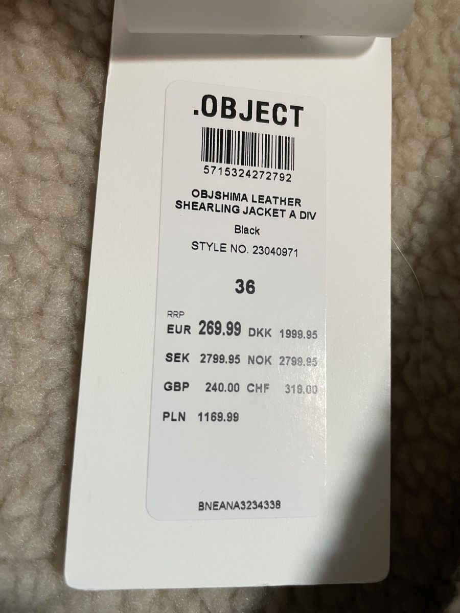 Jacken: Veste en cuir Object avec fourrure, T.36 NEUVE – Neu und originalverpackt aus Vuadens von Nina11 7