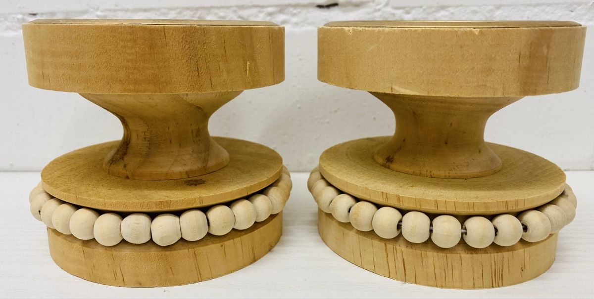 Altro in Decorazioni & Accessori: 2 Halter aus Holz mit Holzperlen – Usato da Reichenburg venduto da Noxima 2