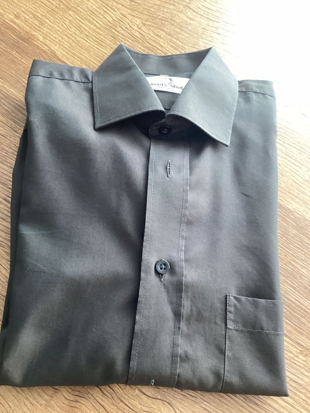 Hemden: David‘s Mode HEMD GR.M/L MEN / Schwarz / Langarm – Gebraucht aus Frauenfeld von Boldi46 1