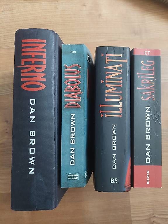 Libri: 4×  Dan Brown Bücher  – Usato da Schachen LU venduto da Mister-jo 1