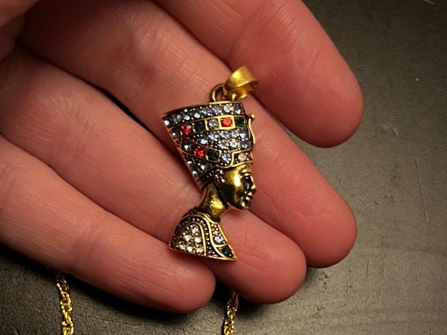 Anhänger: Amulett/Anhänger Nefertiti – Neu (gemäss Beschreibung) aus Gams von Mariawicca 3