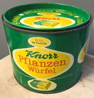 Alte Blechdose KNORR Pflanzen Würfel 11 cm
