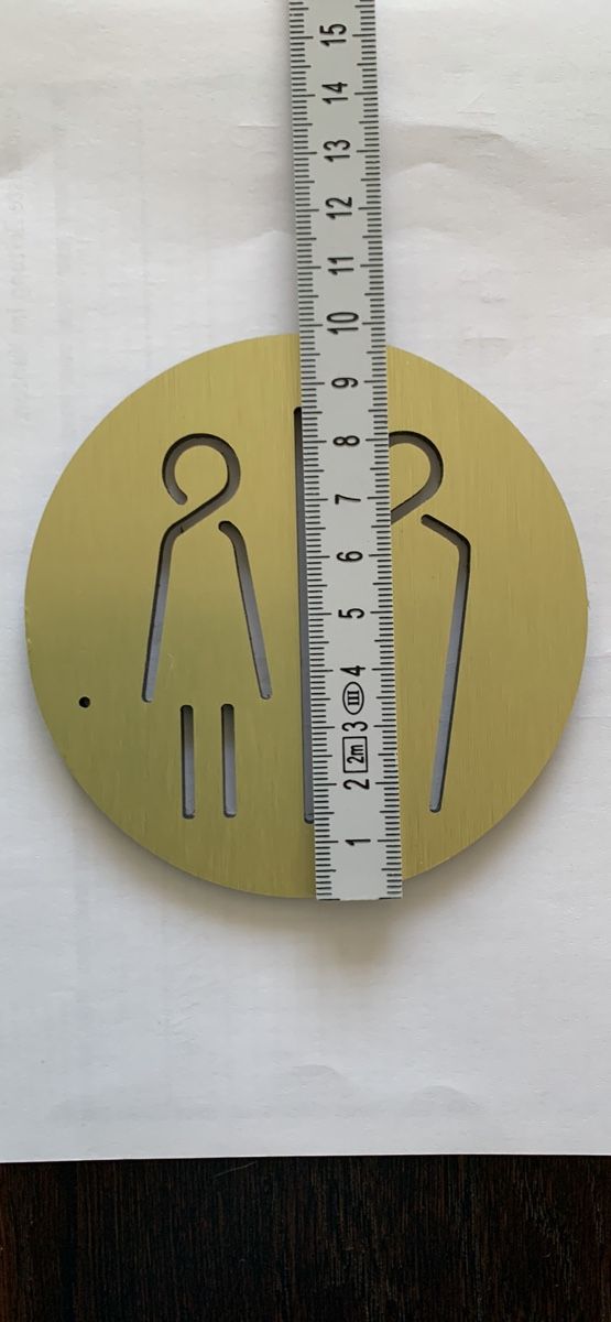 Insegne: Schild Toilette – Nuovo e nell'imballaggio originale da Rorschacherberg venduto da QuoAli 1